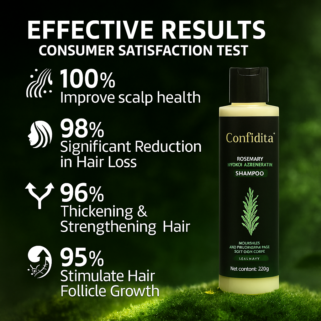 Confidita's Organic Rosemary Hair Growth Shampoo