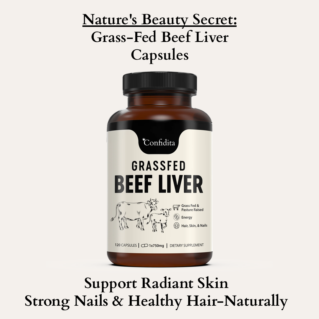 Radiant Glow: Grass-Fed Beef Liver Capsules for Women