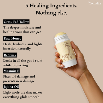 Confidita's Tallow Stick Moisturizer