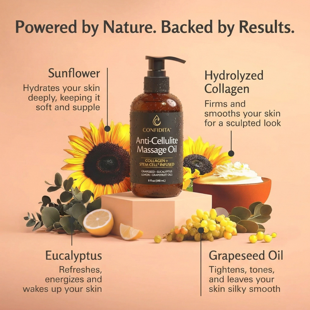 Anti-Cellulite Oil — Collagen Stem Cell Formula